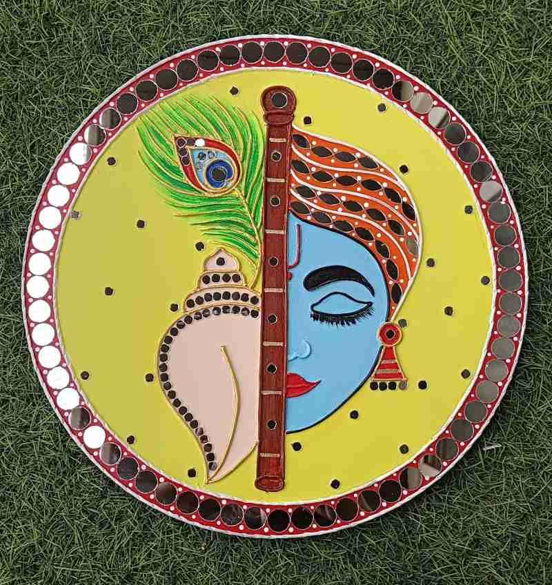 PulGos Mirror Shape Combo Kit – Ideal for Embroidery and Lippan Art,Includes Mirrors in Various Shapes for Creative Projects, Crafting, and Decorative Art, Perfect for Personalized Home Decor. - Image 3