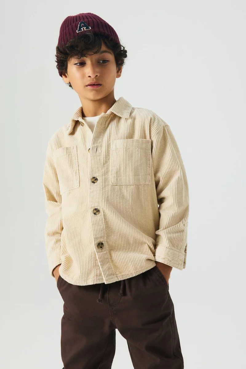H&M Cotton corduroy overshirt