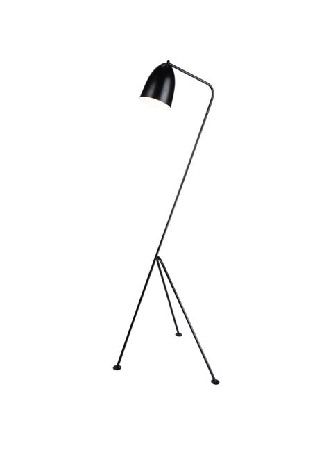 Modern Floor Lamp - Metal - | Shot Floor Lamp - | Color: Black | Size: 155x52 cm