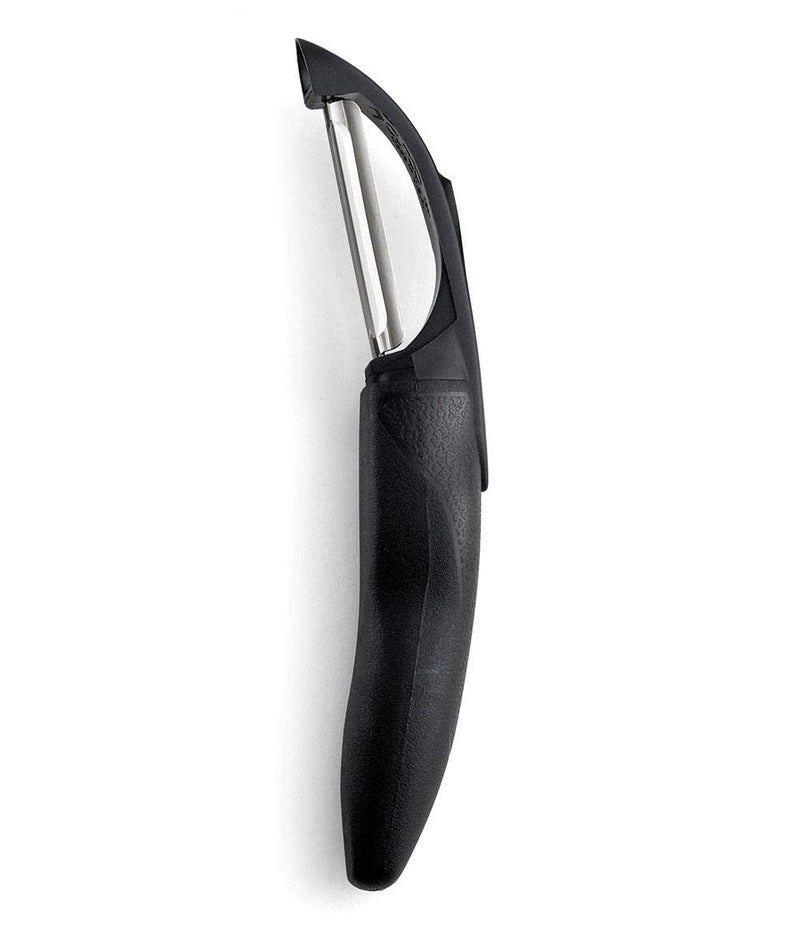 Cutco New Model 1501 CUTCO Vegetable Peeler in factory-provided plastic bag. . . . . . . . High Carbon Stainless blade and black handle - Image 4