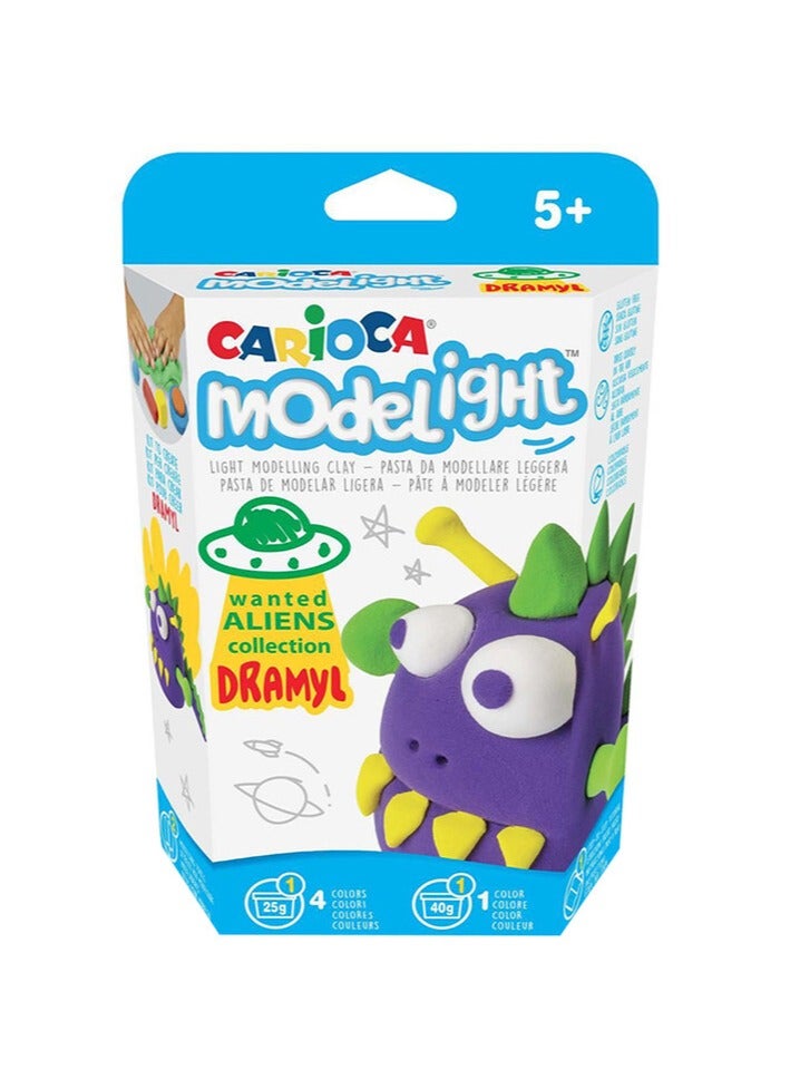 كاريوكا مجموعة الطين النموذجية من Carioca Modellight Aliens - Image 1