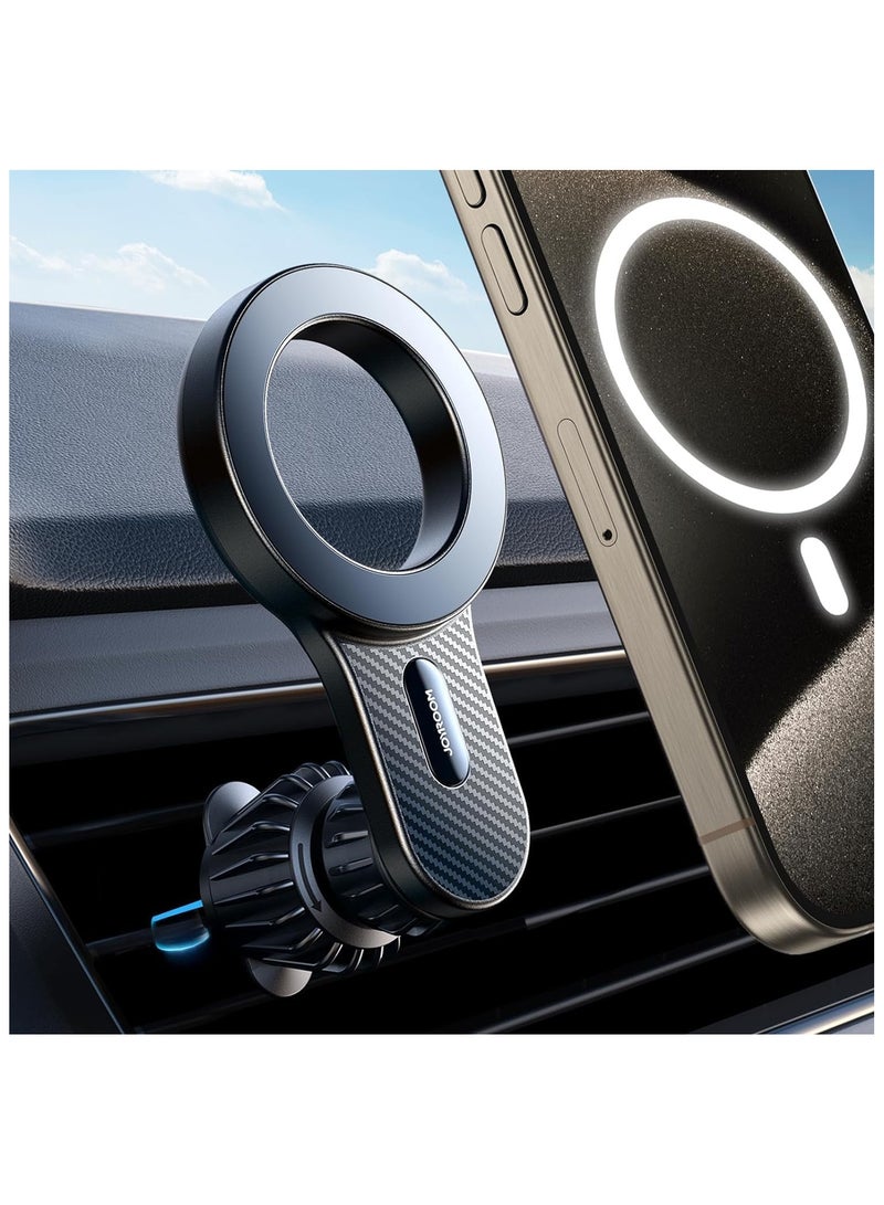 GO-DES MagSafe Car Mount 20x Magnetic MagSafe Phone Holder for Car Compatible with iPhone 15 14/13/12 Series - Image 1