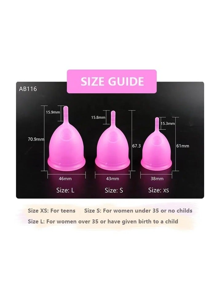 Feminy Menstrual Cup With Silicone Sterilizer Cup Or Cup Holder - Image 4
