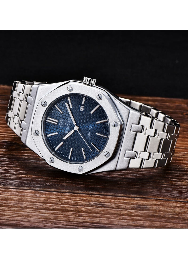 BENYAR - Watches for Men Luxury Men's Watches Stainless Steel Quartz Water Resistant Watches - Image 1