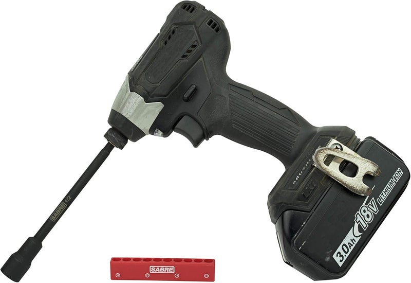 Sabre Tools 8 Piece SAE Impact Magnetic Nut Driver Set – 6 Inch Length, 1/4 Inch Hex Shank, Magnetic Socket Tip (8 Piece SAE Set) - Image 5