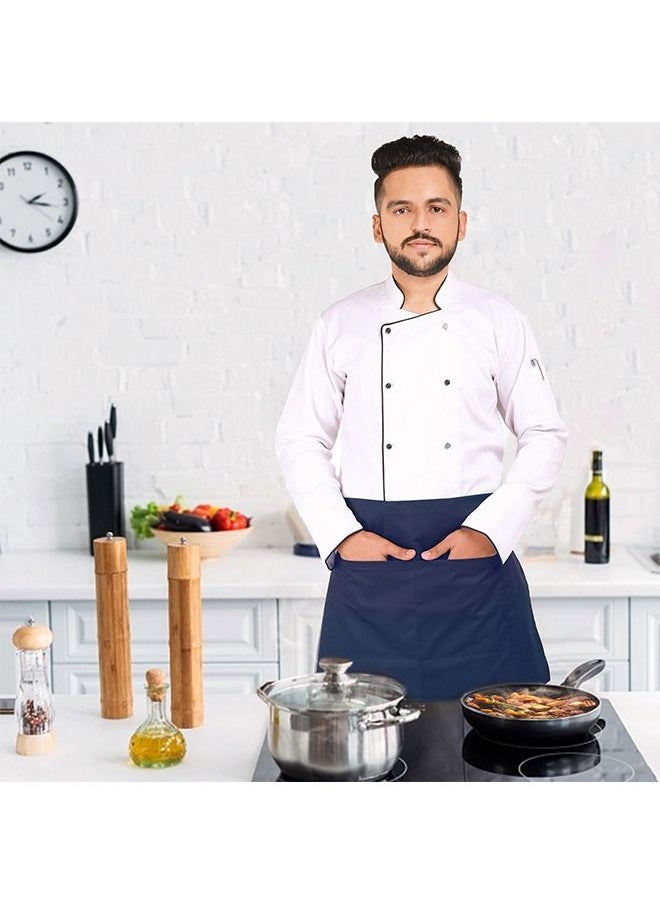 يانيك مريلة قصيرة من نسيج قطني طويل للجنسين من Yanek  - Image 5