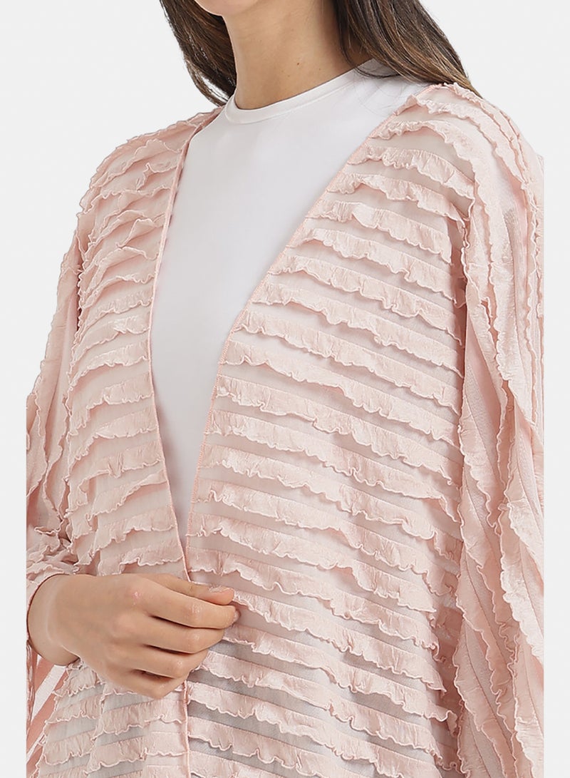 Carina Textured Ruffle Beach Kimono - Image 5