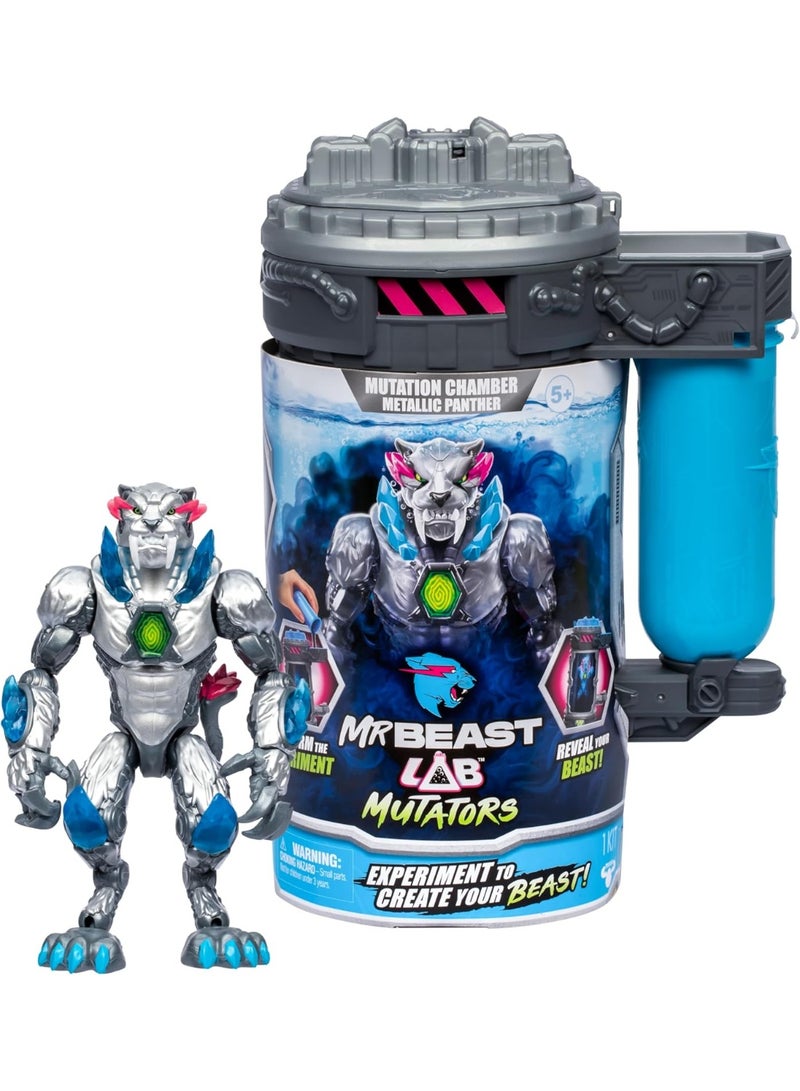 MrBeast Lab Mutators, Mutate The Ultimate Beast Mutators. Perform The Experiment, Release a MrBeast Metallic Panther Action Figure. 3 to Collect! - Image 1