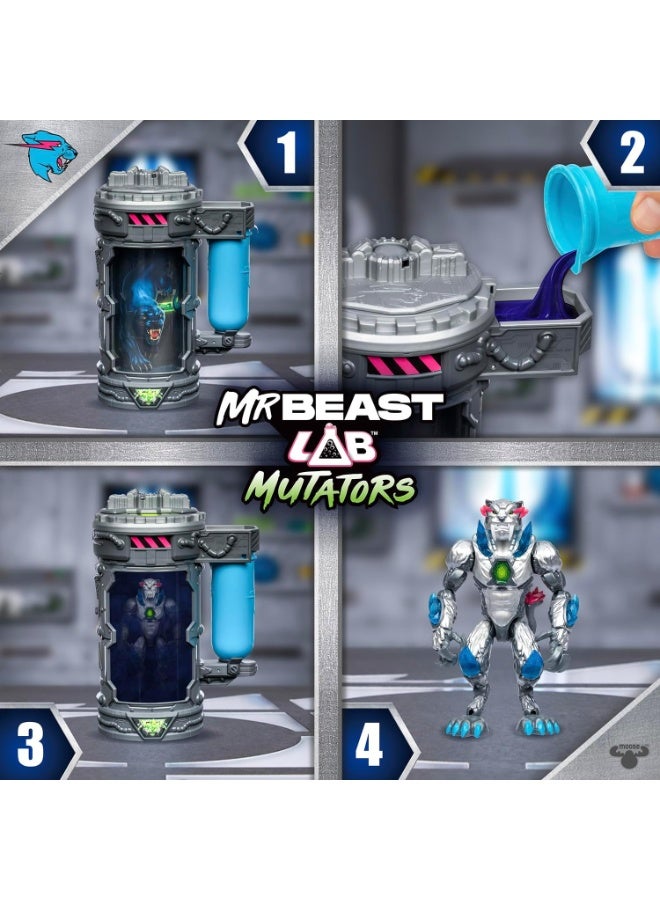 MrBeast Lab Mutators, Mutate The Ultimate Beast Mutators. Perform The Experiment, Release a MrBeast Metallic Panther Action Figure. 3 to Collect! - Image 4