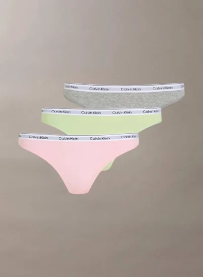 CALVIN KLEIN 3 Pack Low Rise Bikini Briefs
