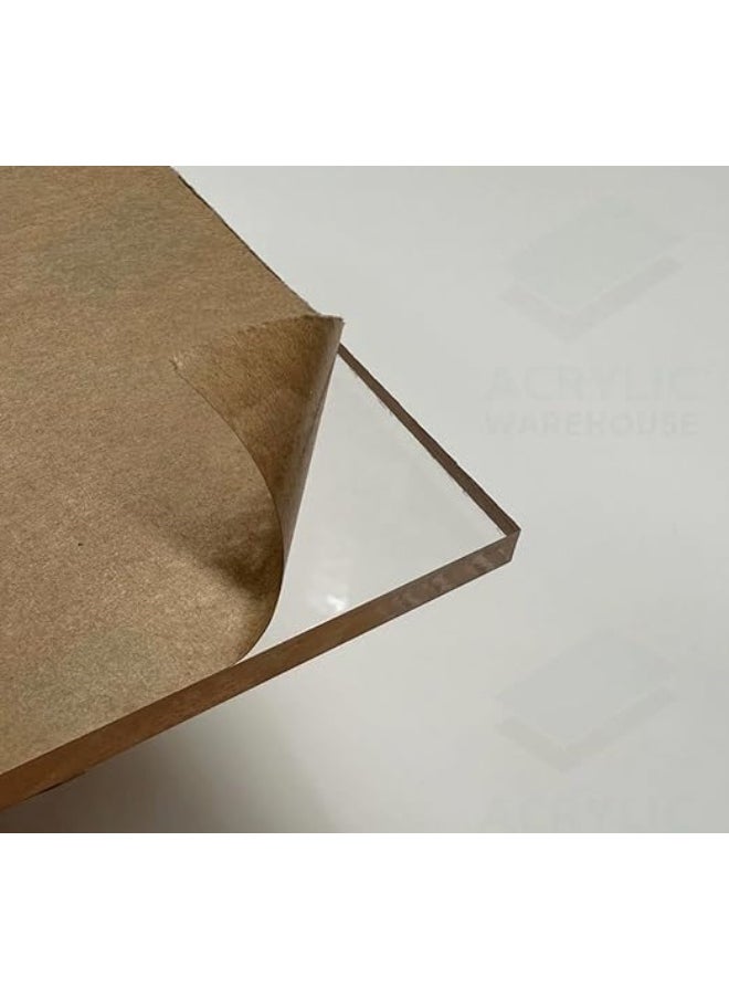 Horoof Home Premium Clear Acrylic Sheet – 29.7x21 cm (A4 Size), 6mm Thick  - Image 1