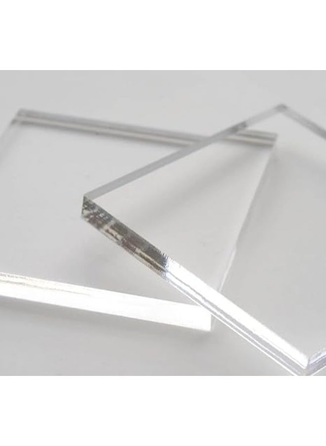 Horoof Home Premium Clear Acrylic Sheet – 29.7x21 cm (A4 Size), 6mm Thick  - Image 2