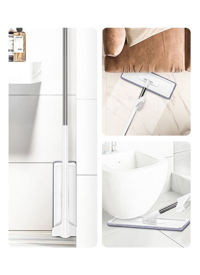 XiuWoo - Multiple Use Folding Collapsible Large Bucket 10L and Mop With Scrubber Cleaning Set For Home - Image 1
