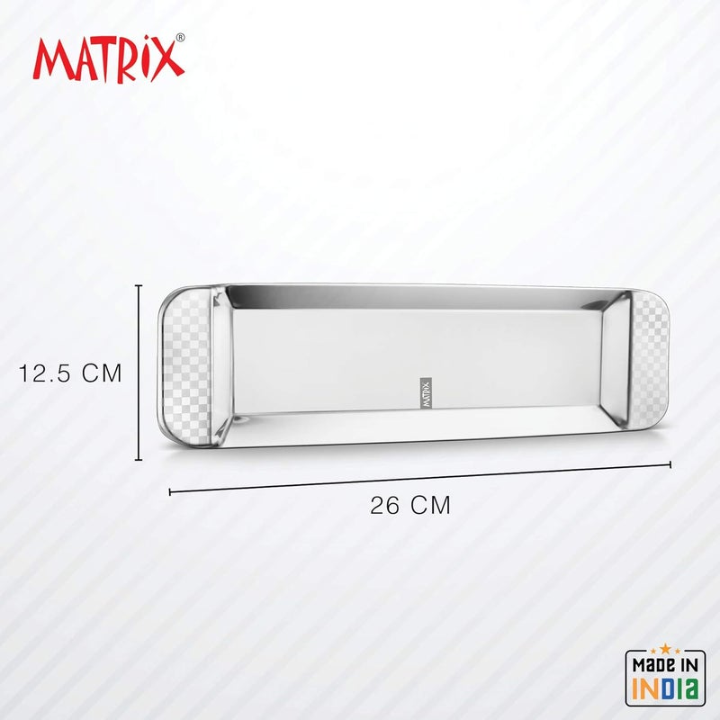 Matrix Stainless Steel Double Wall Coffe Mug 2 with Snack Bowl Tray Spoon with Outside Ceramic Ivory Colour CoatedSet of 5 Pcs - Image 5