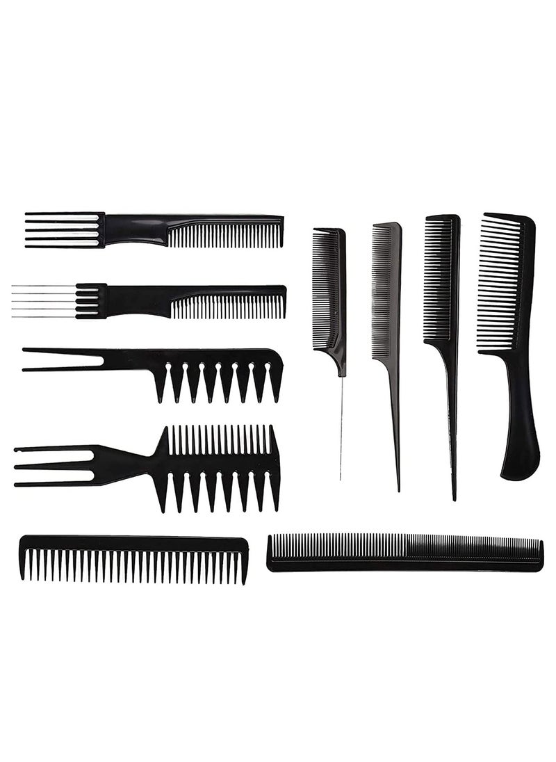 ORiTi - Professional Salon Hair Styling Barber Combs 10pcs Set - Image 1