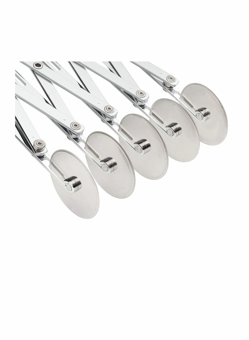 Y&D Cozy Stainless Steel Plastic Bench Scraper 3/5/7 Wheels Pizza Cutter Dough Side Pastry Wheel for Kitchen Baking  - Image 1