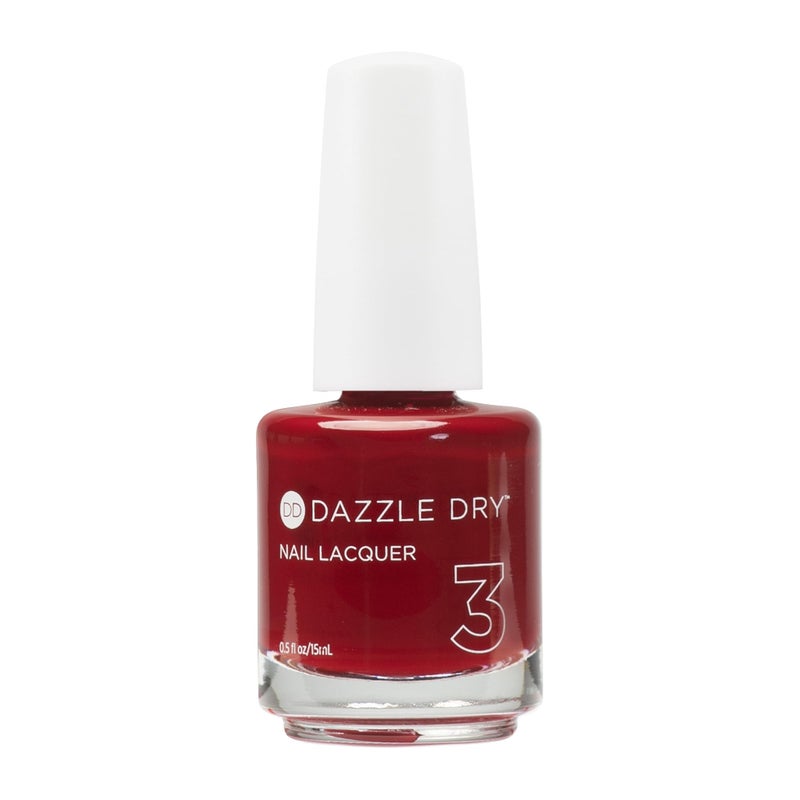 Dazzle Dry Nail Lacquer (Step 3) - C.E.O. - A deep wine red full coverage cream. (0.5 fl oz) - Image 1