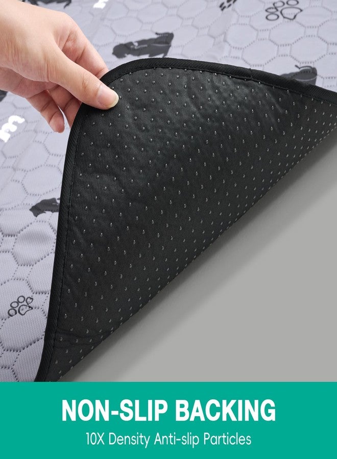 JollyMate 24"x36" Washable Pee Pads for Dogs, Ultra-Absorbent and Leak-Proof Reusable Pee Pads, Non-Slip Reusable Puppy Pads, Waterproof Dog Pee Pads, 2 Pack - Image 3