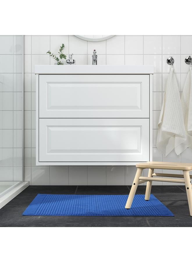 erorex Bath mat, bright blue, 50x80 cm - Image 3