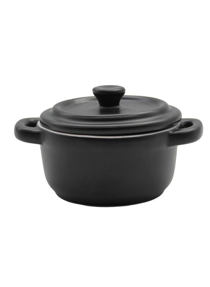 Premium Black Mini Porcelain Casseroles