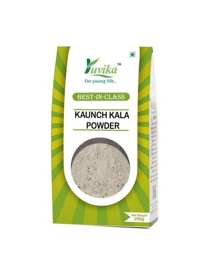 Yuvika Kaunch Kala Powder - Mucuna Pruriens - Black Kaunch Seeds Powder - Cowhage 250 Grams. - Image 1