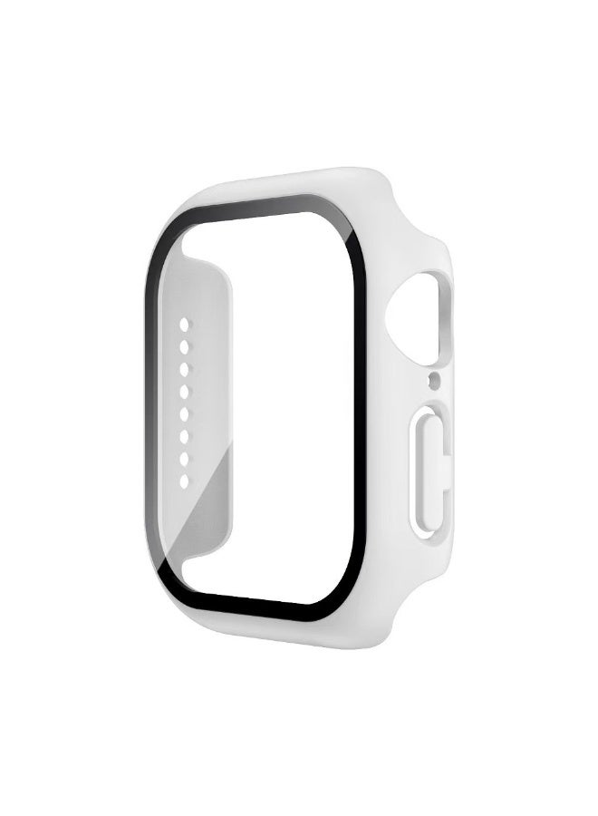حالة واقية متوافقة مع Apple Watch SE 3/SE 2/SE 44mm مع غشاء حماية شاشة مقاوم للخدش لسلسلة iWatch 6/5/4 44mm مع حماية كاملة من PC الصلب وغطاء شاشة عالي الدقة حساس للمس - Image 1