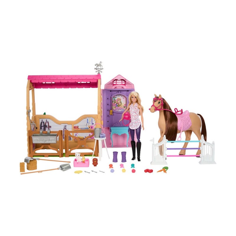 Barbie ألغاز: مطاردة الخيول الكبرى مجموعة الإسطبل النهائية - Image 1