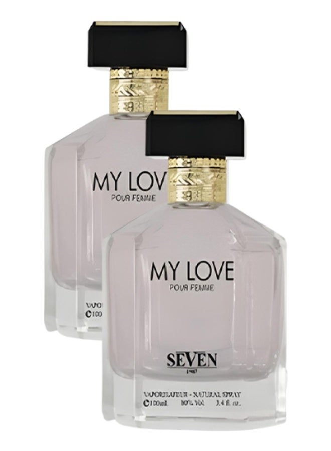 Seven 2 Pieces My Love Perfume For Women 100ml EDP - Image 1