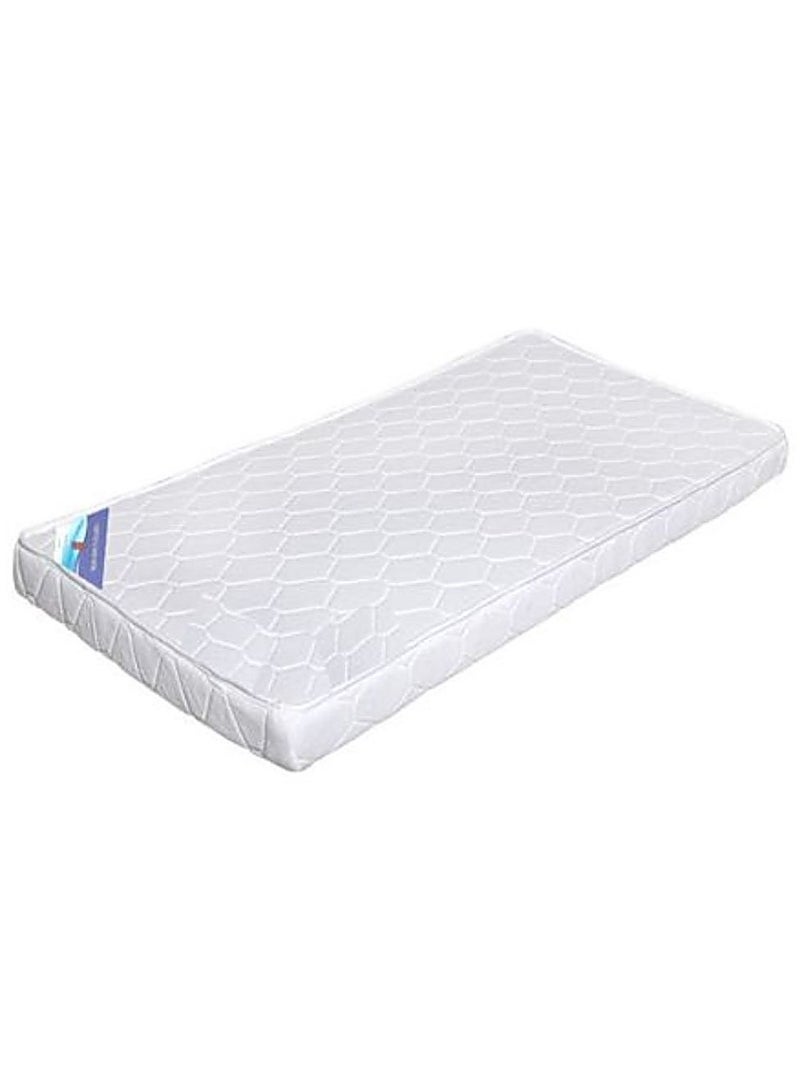 AL WADI FURNITURE AWF AL WADI FURNITURE Crib, Toddler, Baby Ortho Medical Mattress - 70W x 130L x 12H cm - WHITE - Image 1