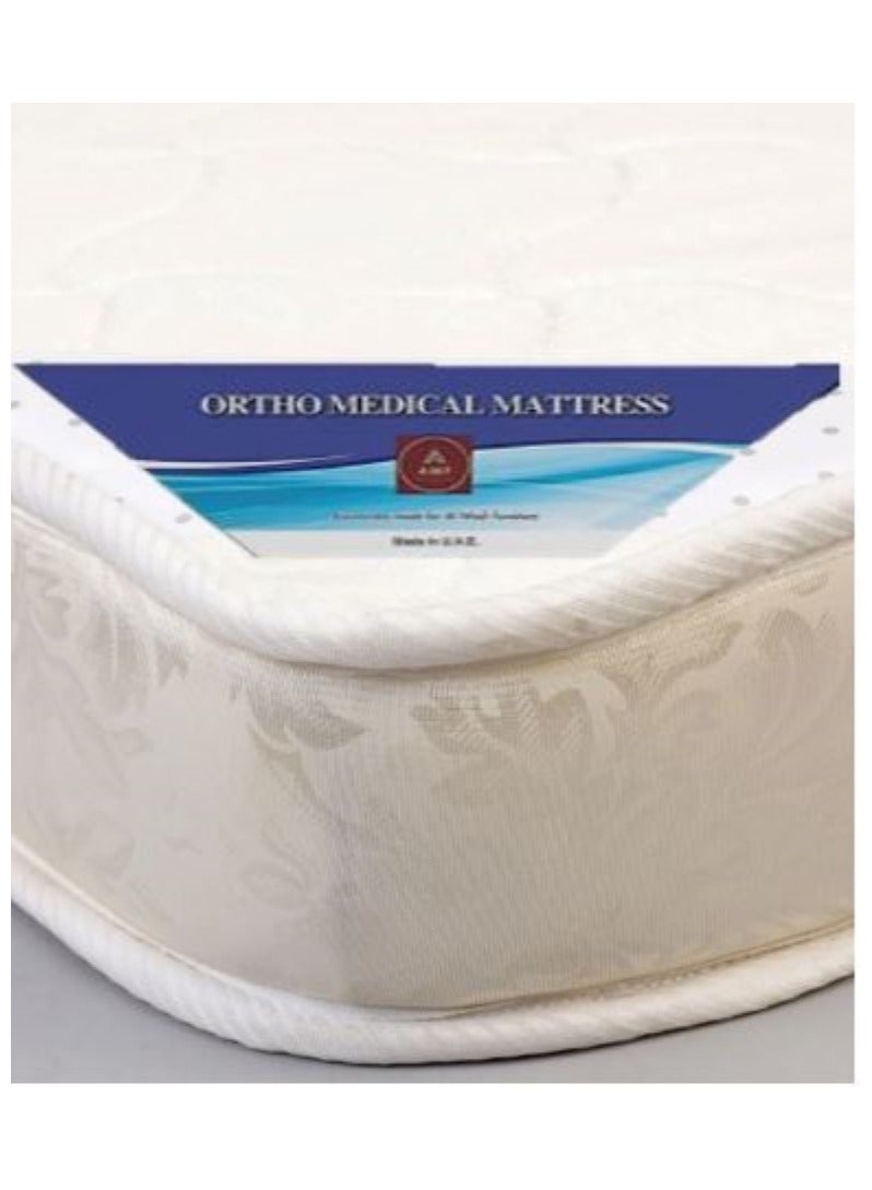 AL WADI FURNITURE AWF AL WADI FURNITURE Crib, Toddler, Baby Ortho Medical Mattress - 70W x 130L x 12H cm - WHITE - Image 4