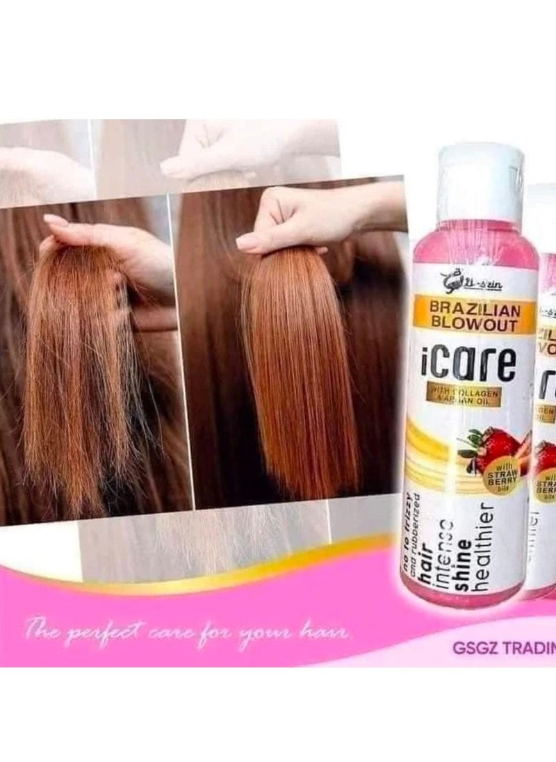 iCare iCare - Brazilian Blowout with Collagen & Argan Oil 100 ML  - Image 1