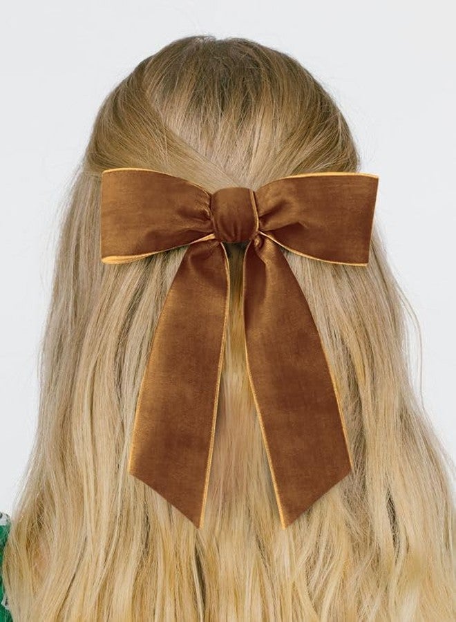 SIMISI RIBBON Copper Velvet Ribbon 1.5'' 25 Yards for Christmas Tree, Gift Wrapping, Flower Bouquet, Wreath Decorations, Bow Making - Image 2