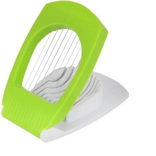 Puno PUNO Egg Cutter Egg Slicer Boiled Eggs Cutter Stainless Steel Cutting Wires Multi Purpose Slicer Egg Cutter for Hard Boiled Eggs Egg Cutter Slicer Egg Cutter Topper - Image 1