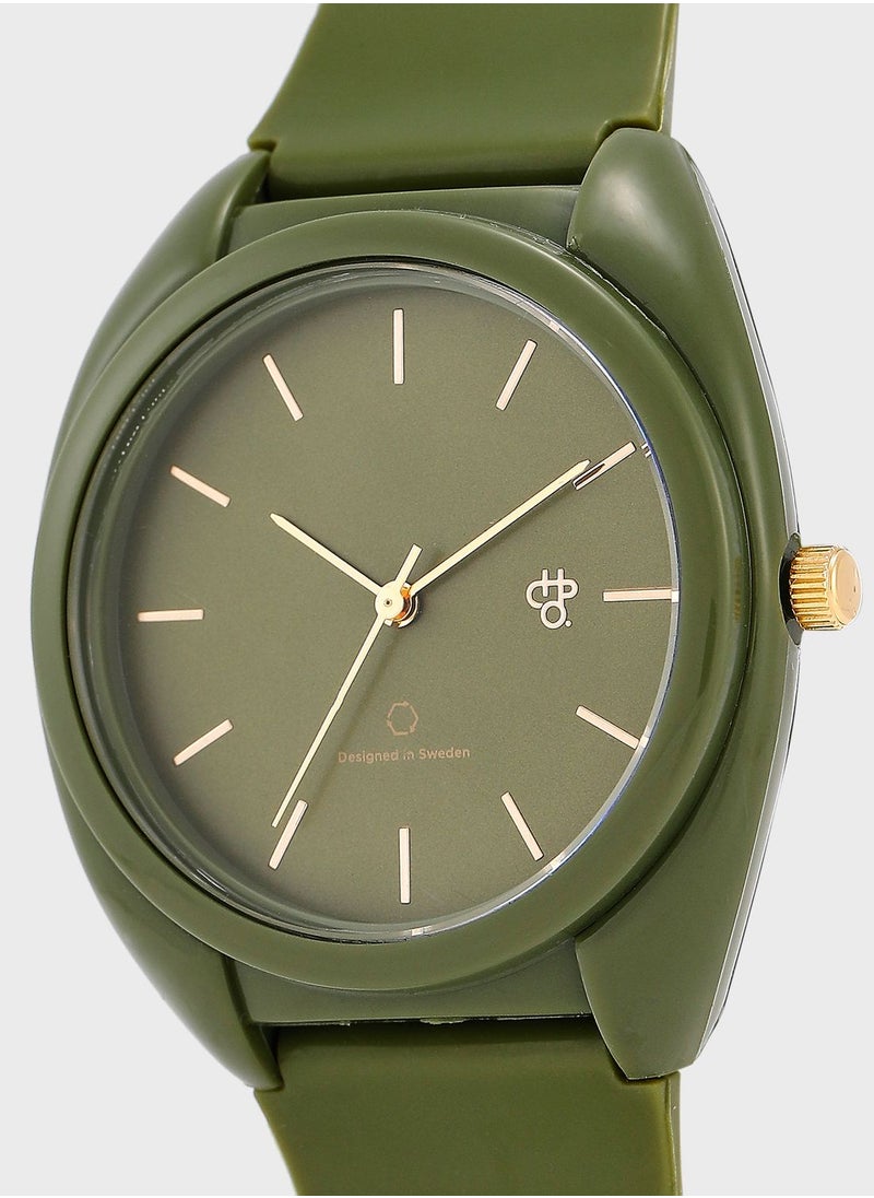 CHPO Nima Green Gold-Sustainable Watches - Made Of 100% Recycled Materials.  - Image 2