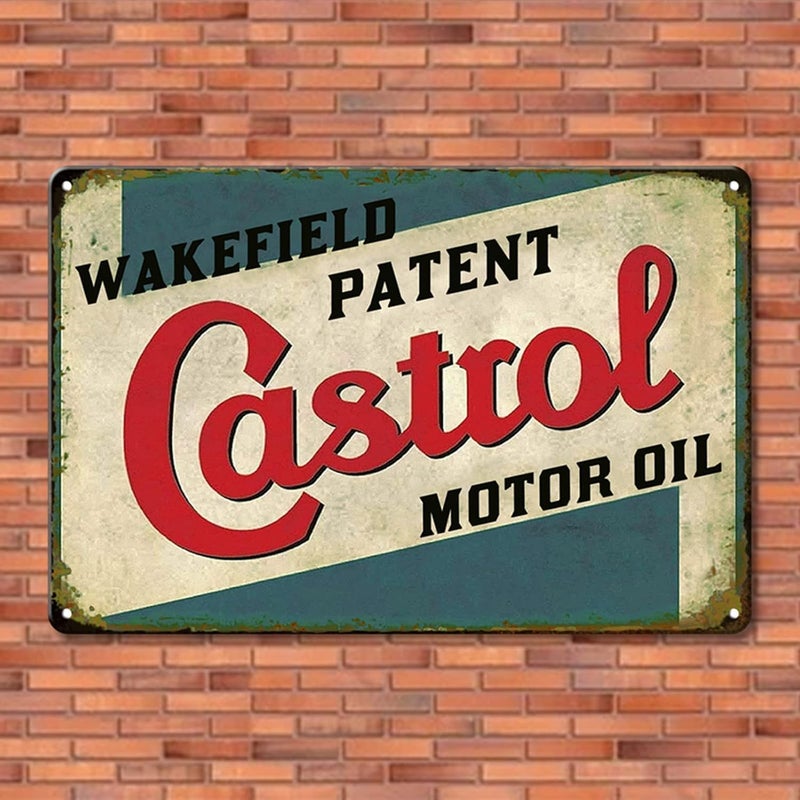 CWEIDP Vintage Metal Tin Signs Retro Garage Signs For Men Wall Decorations Old Car Shop Posters Oil And Gas Station Sign Man Cave Decor 5 Pces 812 Inch - Image 5