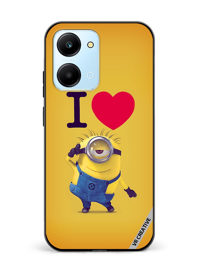 VR CREATIVE Protective Case Cover For Honor Play7T Minions Design Multicolour - Image 1