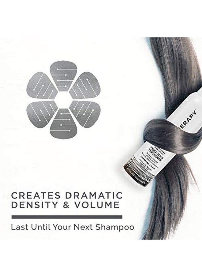 KERATHERAPY Keratin Infused Perfect Match Fiber Hair Thickener Dark Brown To Black 4 Oz  - Image 5