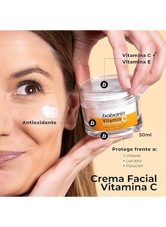 Babaria Vitamin C Antioxidant Facial Cream 50ml - Image 1