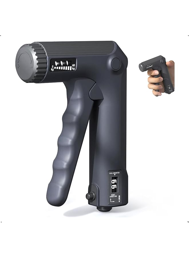 أكس سبرينج مقوي قبضة اليد، مقبض يد قابل للتعديل، مقوي للساعد مع عداد ذكي، تدريب قوة الأصابع مع زنبرك ضغط، مدرب قوة القبضة للرجال والنساء - Image 1