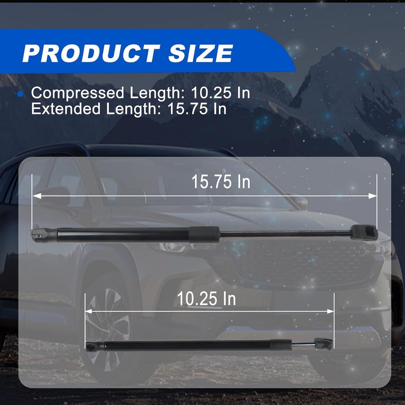cycwer Front Hood Lift Supports for 2014-2019 Q50 1st Design Sedan Replaces 65470-46A0A 6801 PM3369,2-PC Set Daily universal pick - Image 2