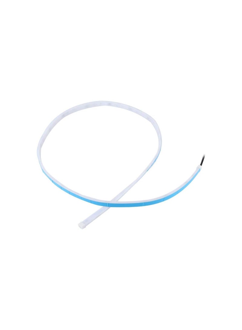 إسكدنيا شريط إشارة الانعطاف RGB، شريط إضاءة LED متدفق RGB 12 فولت، عالمي 47 بوصة، لصندوق السيارة الخلفي، شريط إضاءة إشارة الانعطاف للقيادة والفرامل - Image 2