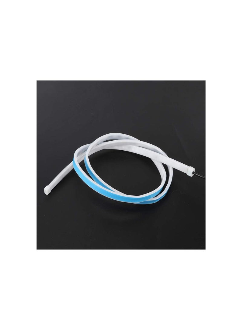 إسكدنيا شريط إشارة الانعطاف RGB، شريط إضاءة LED متدفق RGB 12 فولت، عالمي 47 بوصة، لصندوق السيارة الخلفي، شريط إضاءة إشارة الانعطاف للقيادة والفرامل - Image 5