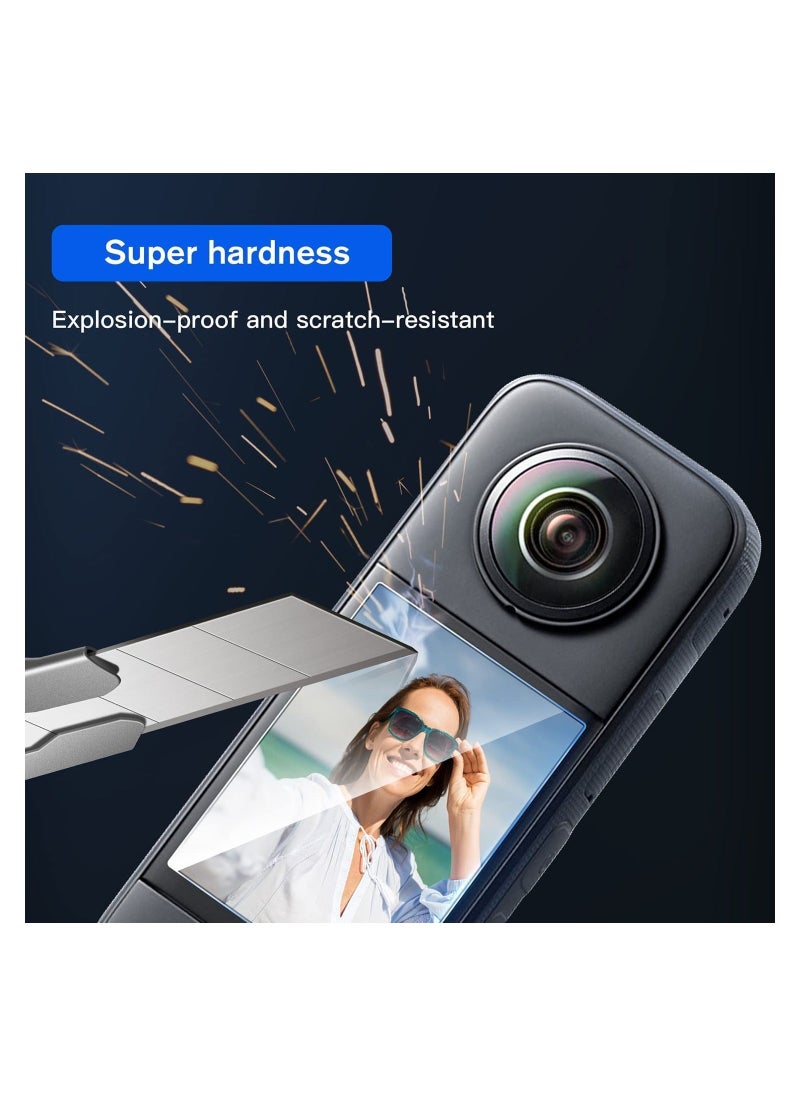 Generic - Protection Cover for Insta360 X3 Accessories Kit，Body Silicone Cover, Screen Protector[2 Pack] for Insta360 X3 with Removable Lens Cover - Image 1