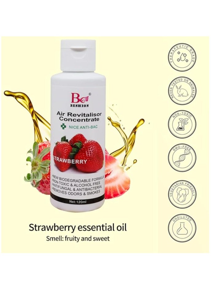 Generic Strawberry 120ML - Beshion Air Revitalisor Concentrate Water-Soluble Drops For Humidifier  - Image 4