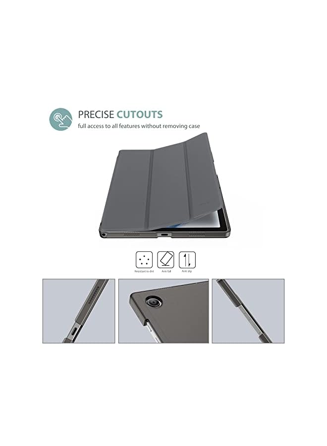 Procases For Galaxy Tab A8 10.5 Case, Slim Stand Hard Back Shell Protective Smart Cover Case For Galaxy Tab A8 10.5 Inch 2022 Sm-X200 X205 X207 -Black - Image 3
