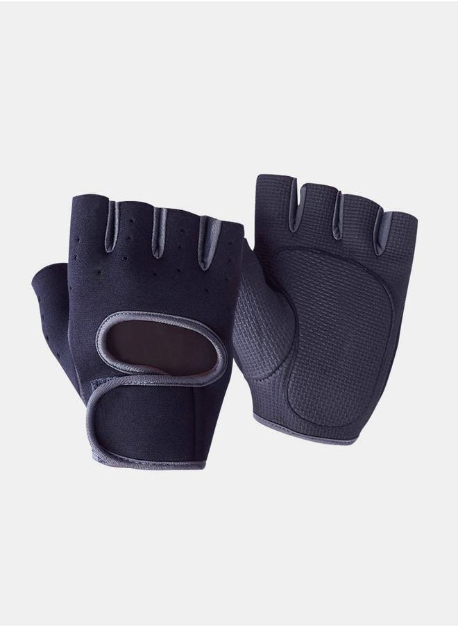 Styli Contrast Trim Peep Arm Back Weight Lifting Gloves  - Image 2