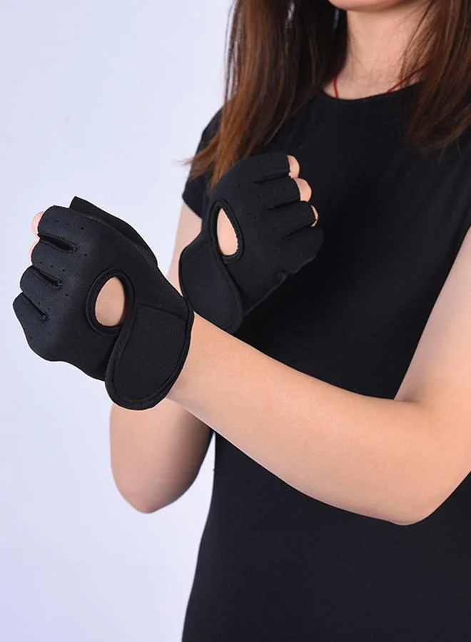Styli Active Contrast Trim Peep Arm Back Weight Lifting Gloves