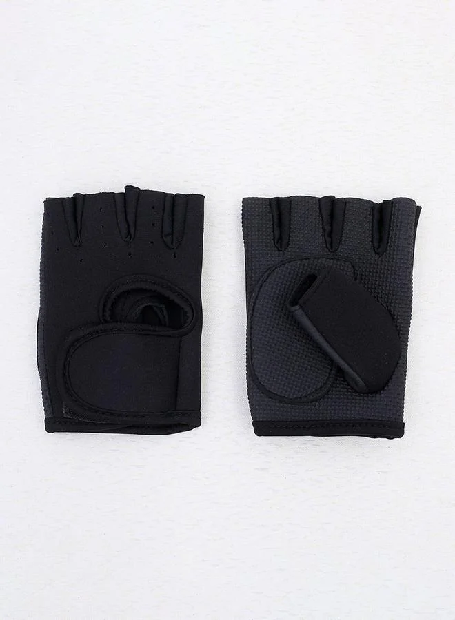 Styli Active Contrast Trim Peep Arm Back Weight Lifting Gloves