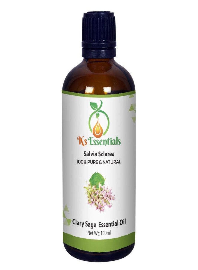 Ks Essentials 100% Pure Clary Sage Essential Oil (Salvia Sclarea) Pure and Natural 100ml - Image 2