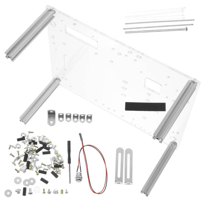 Open Air Computer Case Bench Frame Bracket for Video Card and Motherboard - Image 2